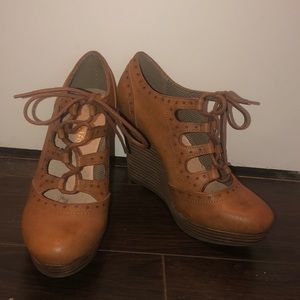 Wedge shoes - never worn!